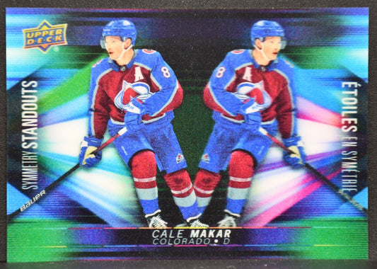 2023-24 UD Tim Hortons Symmetry Standouts Cale Makar 3D-1 Colorado Avalanche 7214
