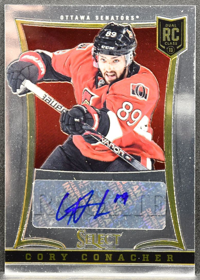 2013-14 Panini Select Rookie Auto Cory Conacher Senators RC Auto 303/399 8991