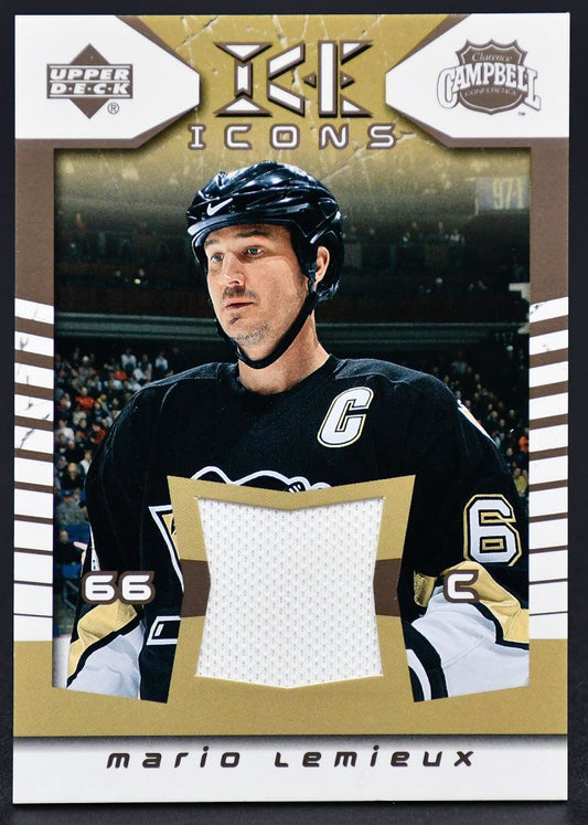 Maillot Mario Lemieux I-ML des Penguins de Pittsburgh, collection Ice Icons UD 2003-04