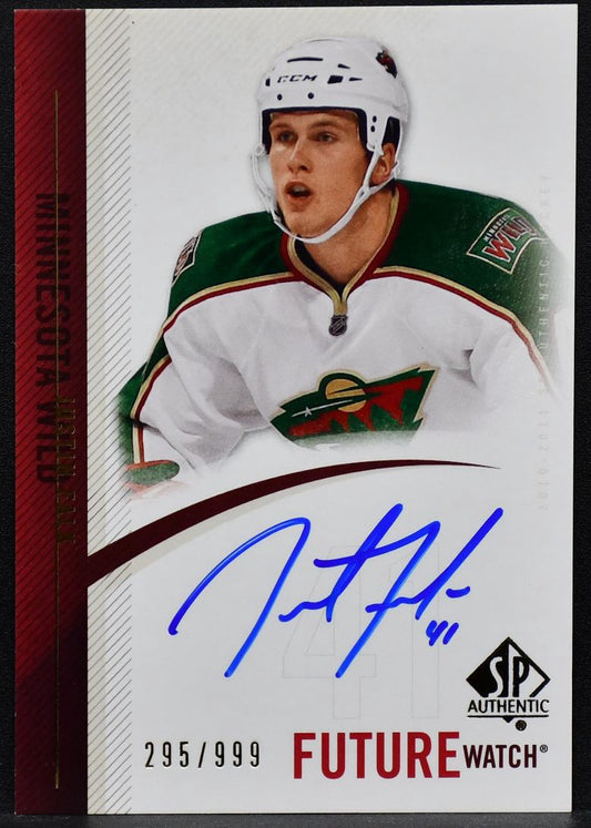 2010-11 SP Authentic Future Watch Auto Justin Faulk 273 Minnesota RC Auto /999