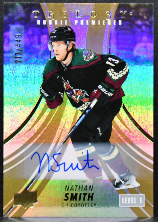 2022-23 UD Trilogy Rookie Premieres Lvl1 Smith RC Auto 217/449 2947