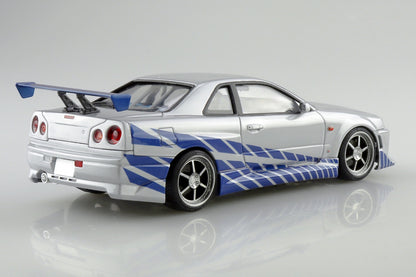 Aoshima 1/24 Movie Mecha #WS-02 1/24 Fast & Furious R34 SKYLINE GT-R