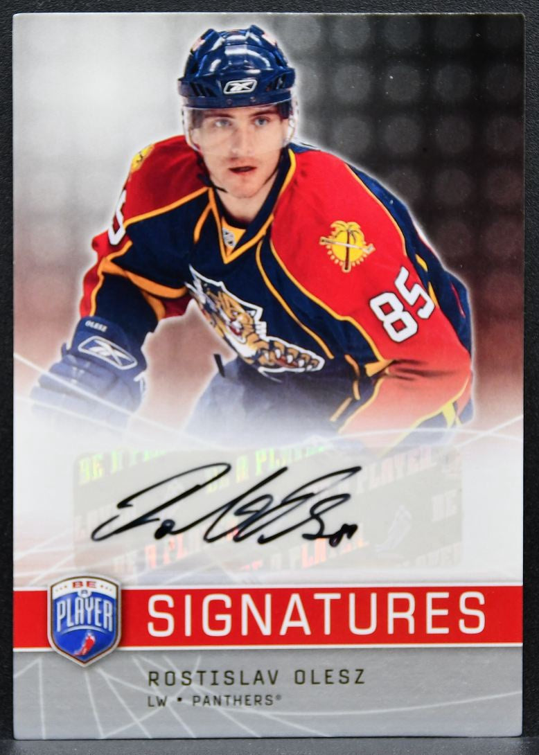 2008-09 Upper Deck Be a Player Signatures Olesz S-RO Florida Panthers Auto 0836