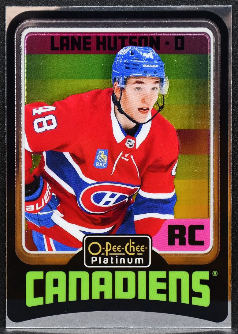 2024-25 O-Pee-Chee Platinum Retro Rookie Lane Hutson R90 Canadiens RC 6825