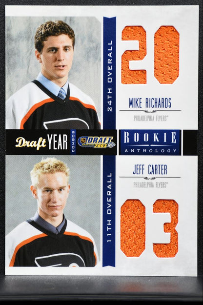 2012-13 Panini Rookie Anthology Draft Year 2003 Richards/Carter Jersey 2913