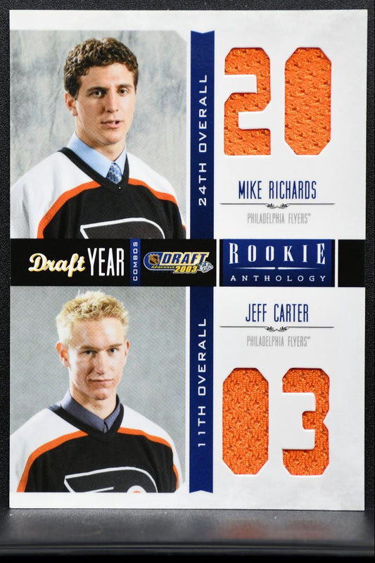 2012-13 Panini Rookie Anthology Draft Year 2003 Richards/Carter Jersey 2913