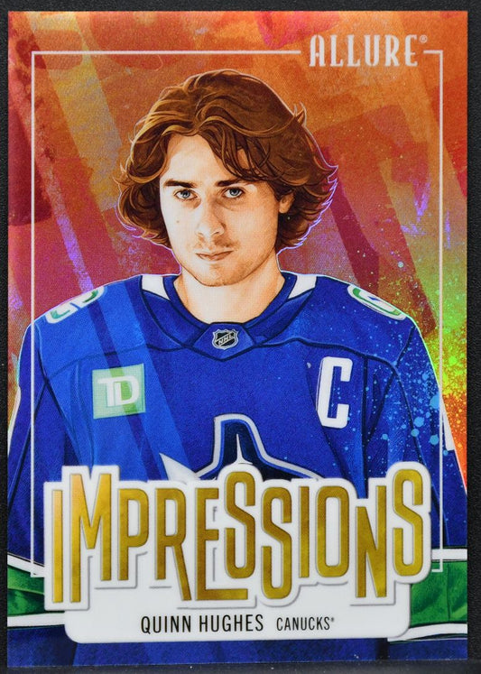 2025-26 Upper Deck Allure Impressions Quinn Hughes I-6 Vancouver Canucks 1425
