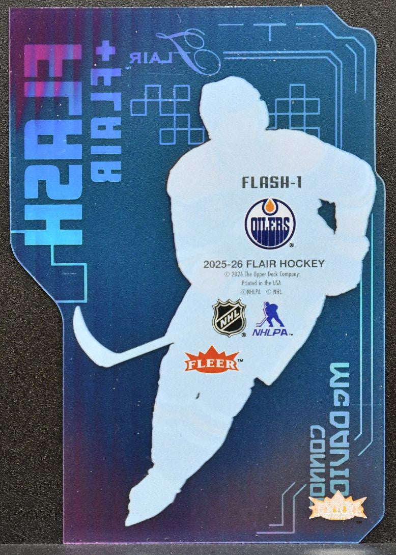 2025-26 Flair Flash and Flair (Flash) Connor McDavid FLASH-1 Oilers 5107