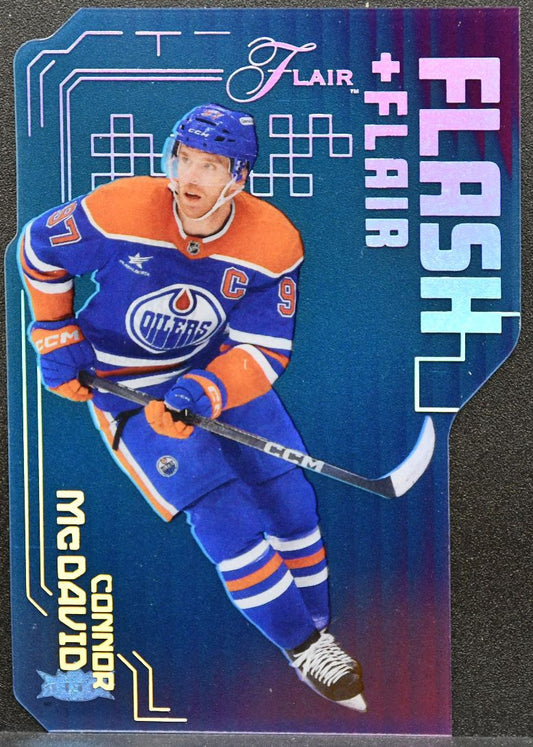 2025-26 Flair Flash and Flair (Flash) Connor McDavid FLASH-1 Oilers 5107