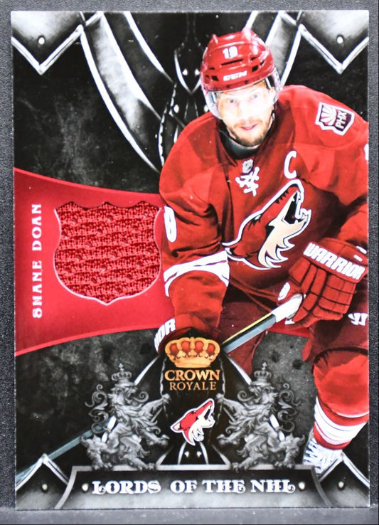 2012-13 Panini Rookie Anthology Crown Royale Lords Of The NHL Doan Jersey 5081