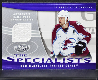 2006-07 Upper Deck Power Play The Specialists Rob Blake S-RB Kings Jersey 4961