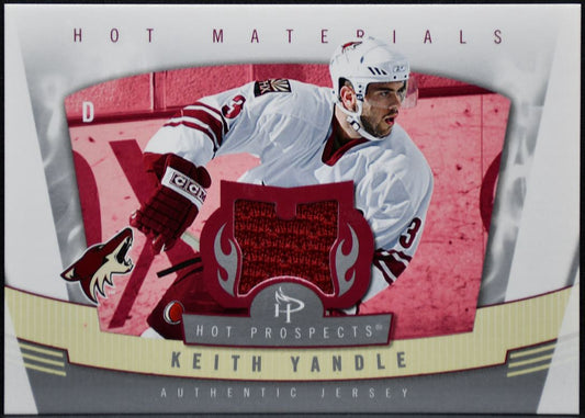 2006-07 Fleer Hot Prospects Materials Keith Yandle HM-KY Coyotes Jersey 0795
