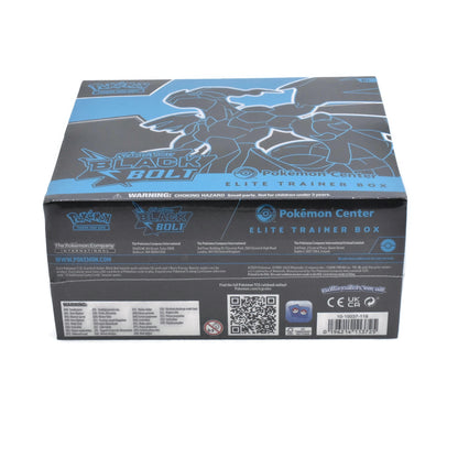 Pokémon TCG SEALED BLACK BOLT Pokemon Center ETB Elite Trainer Box New