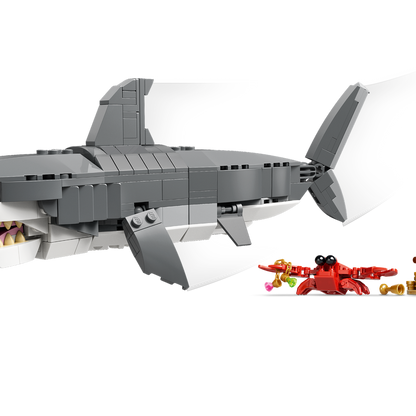 Fierce Shark with a Treasure Chest (31381)