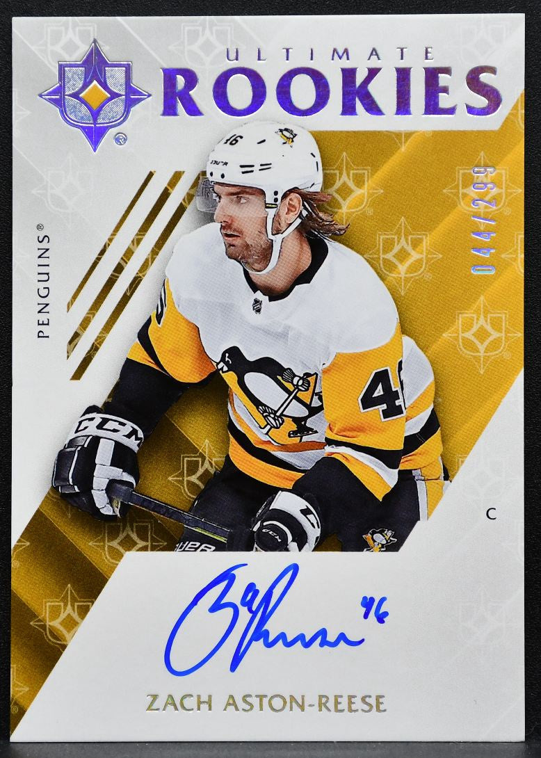 2018-19 UD Ultimate Collection Rookies Auto Aston-Reese RC Auto 044/299 2886