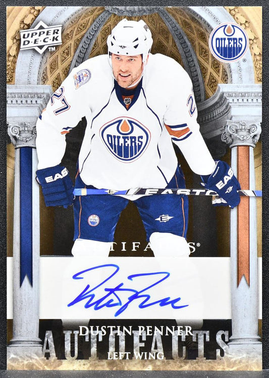 2009-10 Upper Deck Artifacts Autofacts Dustin Penner AF-PE Auto 0466