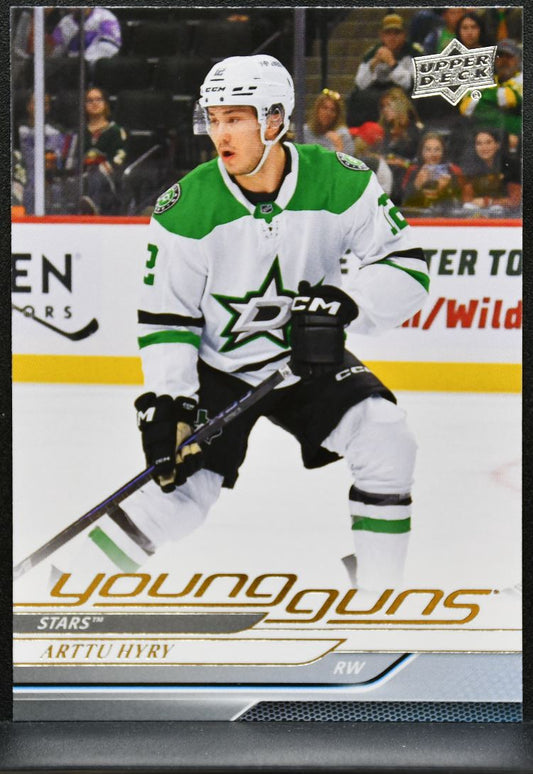 2024-25 UD Extended Series Young Guns Arttu Hyry 728 Dallas Stars RC 0588