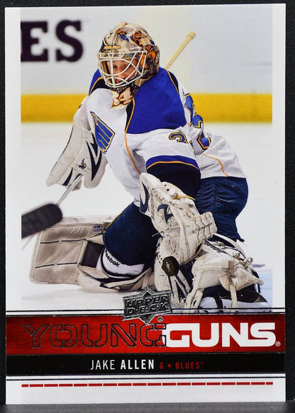 2012-13 Upper Deck Series 1 Young Guns Jake Allen 244 St. Louis Blues RC 8043