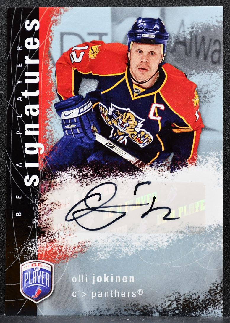 2007-08 Upper Deck Be a Player Signatures Olli Jokinen Phoenix Coyotes Auto 2374