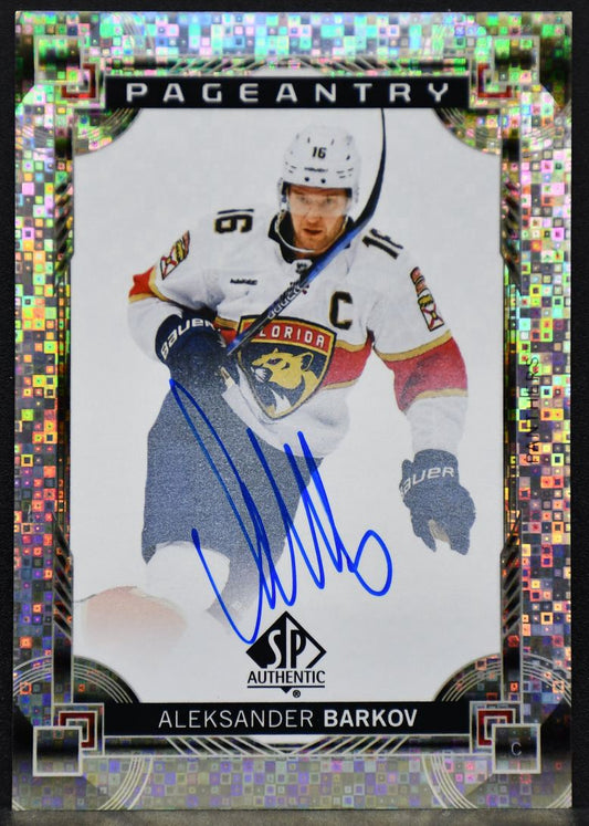 2024-25 SP Authentic Pageantry Auto Aleksander Barkov P-20 Florida Panthers Auto 4764