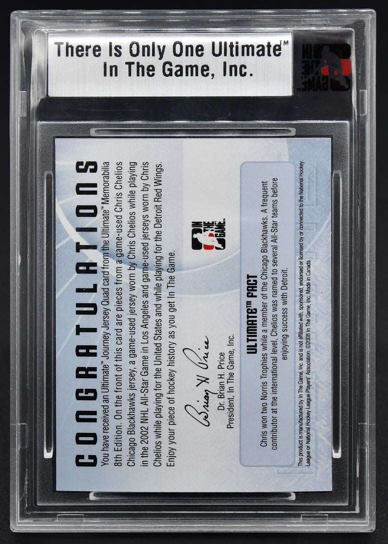 2007-08 ITG 8th Ultimate Journey Jersey Chris Chelios 15/24 Jersey