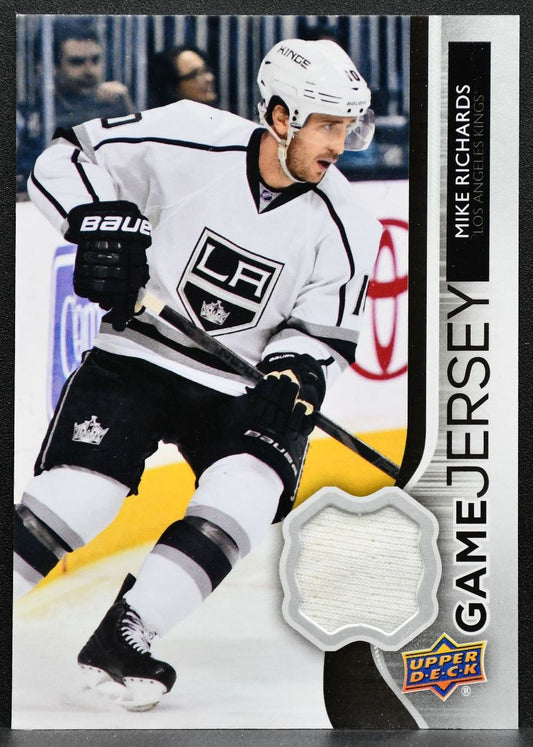 2014-15 Upper Deck Series 1 Game Jersey Mike Richards GJ-RI Kings 4220