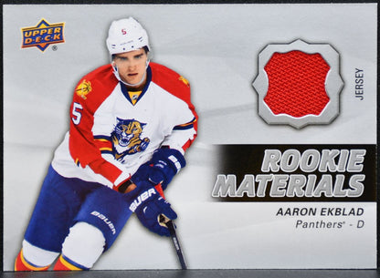2014-15 UD Series 2 Rookie Materials Aaron Ekblad Panthers RC Jersey 3185