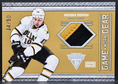 2011-12 Panini Titanium Game Worn Gear Prime Brenden Morrow Stars Patch 9976