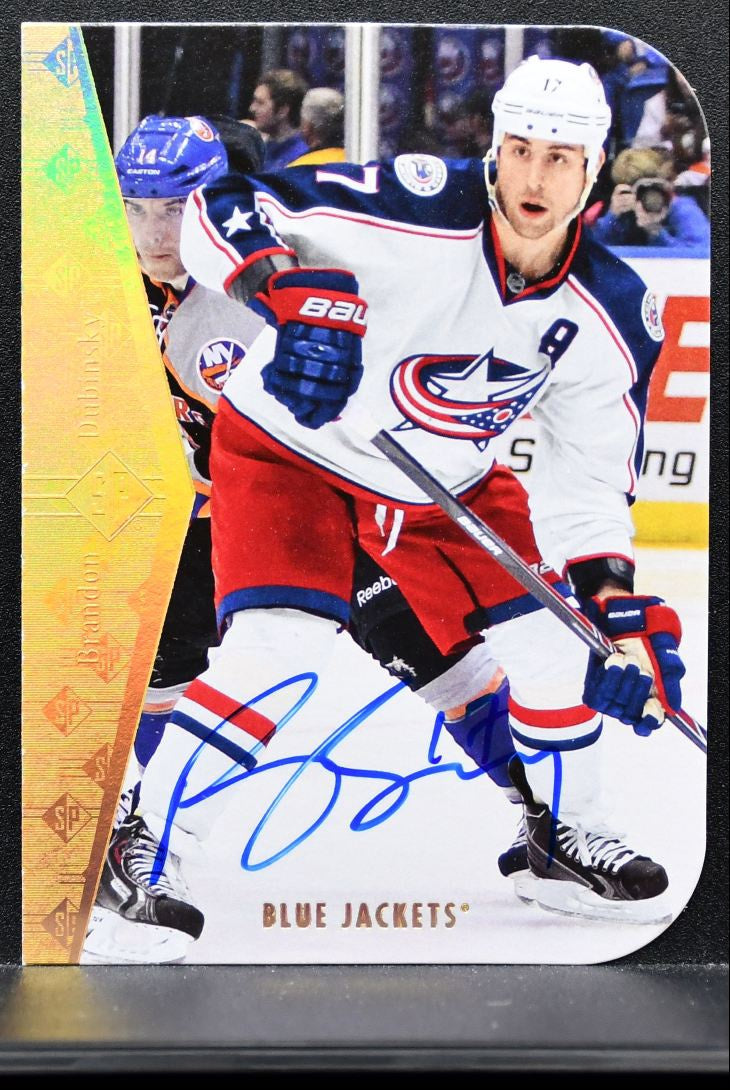 2014-15 SP Authentic 94-95 Retro Die Cut Autographs Dubinsky Jackets Auto 0543