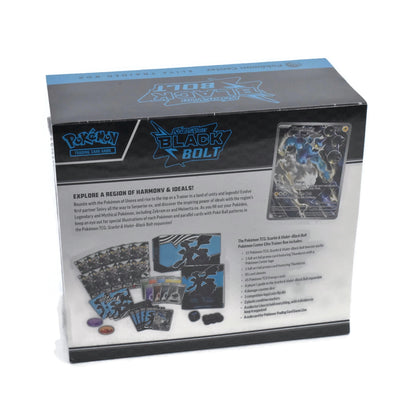 Pokémon TCG SEALED BLACK BOLT Pokemon Center ETB Elite Trainer Box New