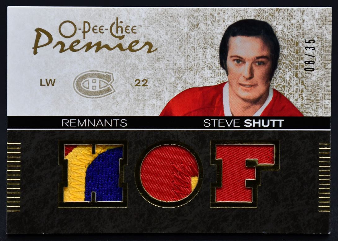 2007-08 OPC Premier Remnants Steve Shutt PR-SS 08/35 Patch