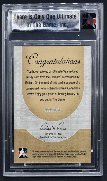 2005-06 ITG 6th Ultimate Game-Used Jersey Henri Richard 17/25 Jersey