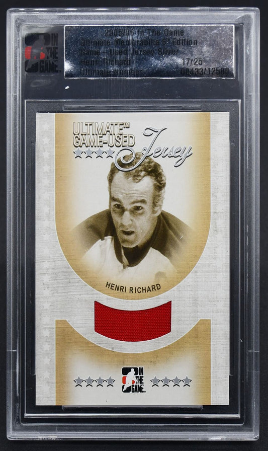 2005-06 ITG 6th Ultimate Game-Used Jersey Henri Richard 17/25 Jersey