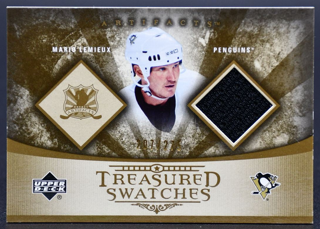 2005-06 UD Artifacts Treasured Swatches Mario Lemieux TS-ML /275 Jersey