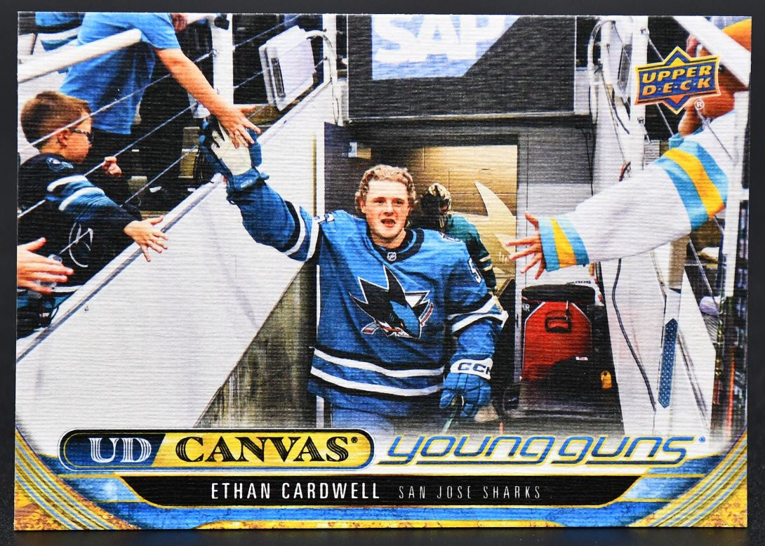 2024-25 UD Series 2 Ethan Cardwell C216 San Jose Sharks RC