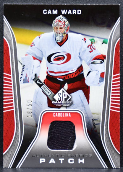 2006-07 SP Game Used Authentic Fabrics Jersey Patch Ward 18/50 Jersey 3579