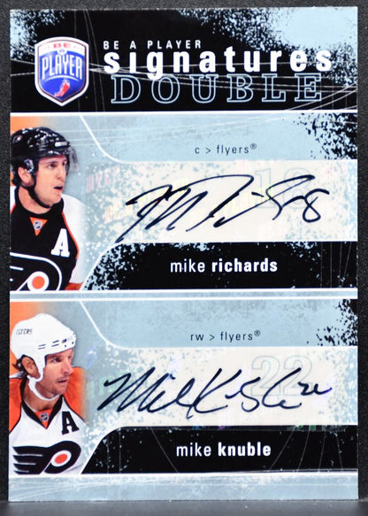 2007-08 UD Be a Player Signatures Duals Mike Richards/Mike Knuble Auto 7218