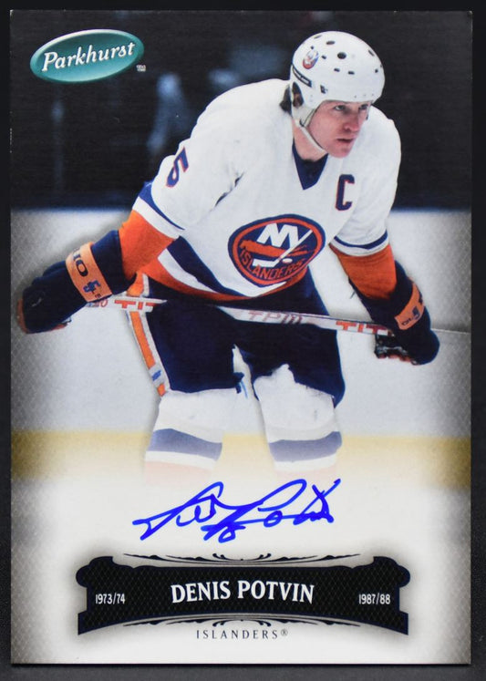 2006-07 UD Parkhurst Auto Denis Potvin 100 Auto