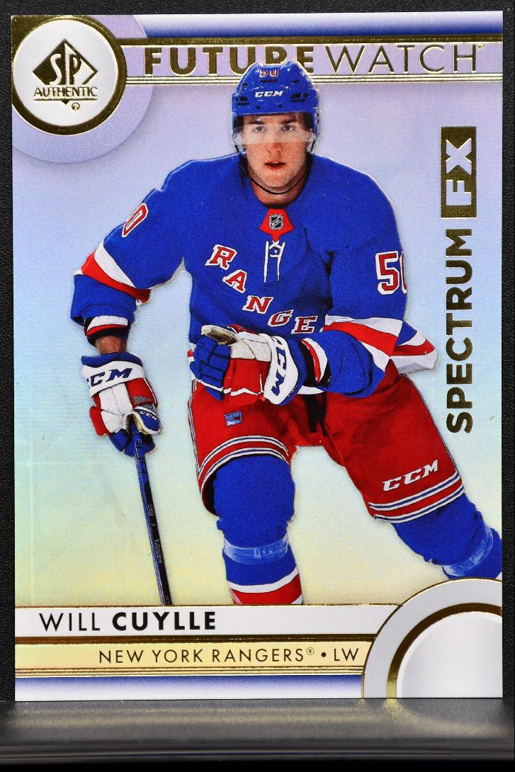 2023-24 SP Authentic Future Watch Spectrum FX Will Cuylle S-79 Rangers RC 2973