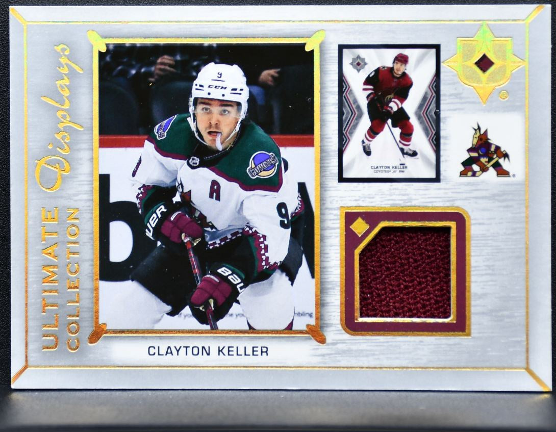 2021-22 UD Ultimate Collection Display Jersey Clayton Keller UD-CK Jersey 0826
