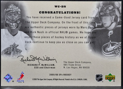 2005-06 SPx Winning Combos Gold Denis/Nash 01/99 Jersey 9783