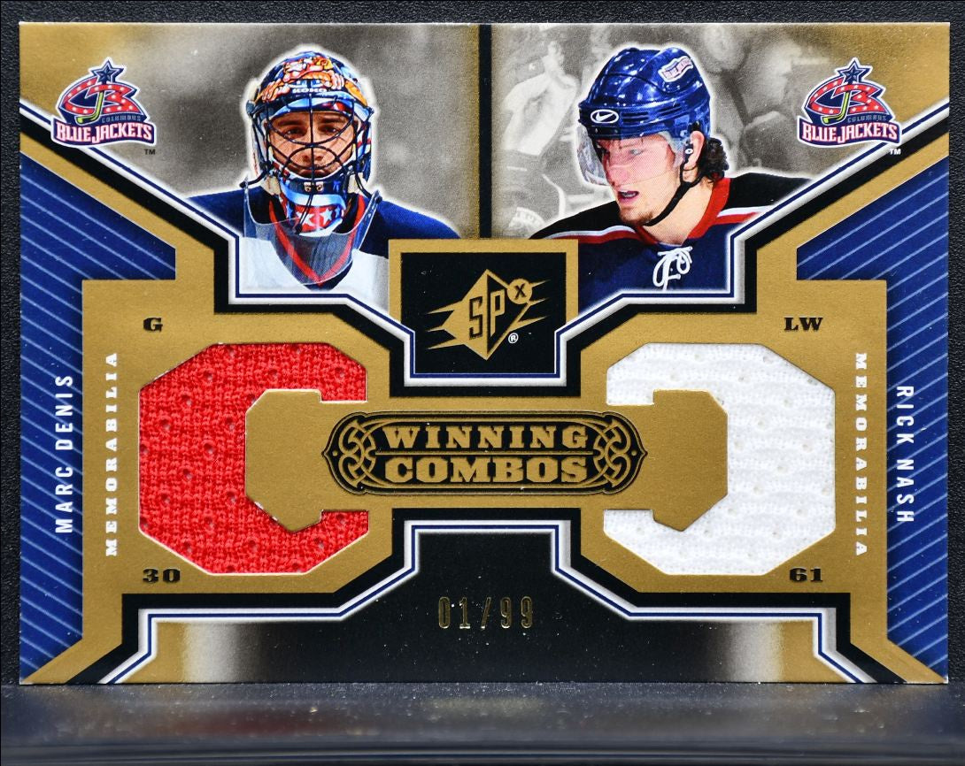 2005-06 SPx Winning Combos Gold Denis/Nash 01/99 Jersey 9783