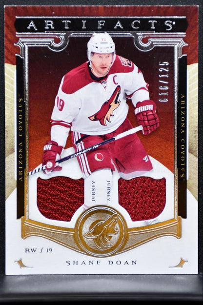 2015-16 UD Artifacts Materials Silver Shane Doan 010/125 Jersey 7344