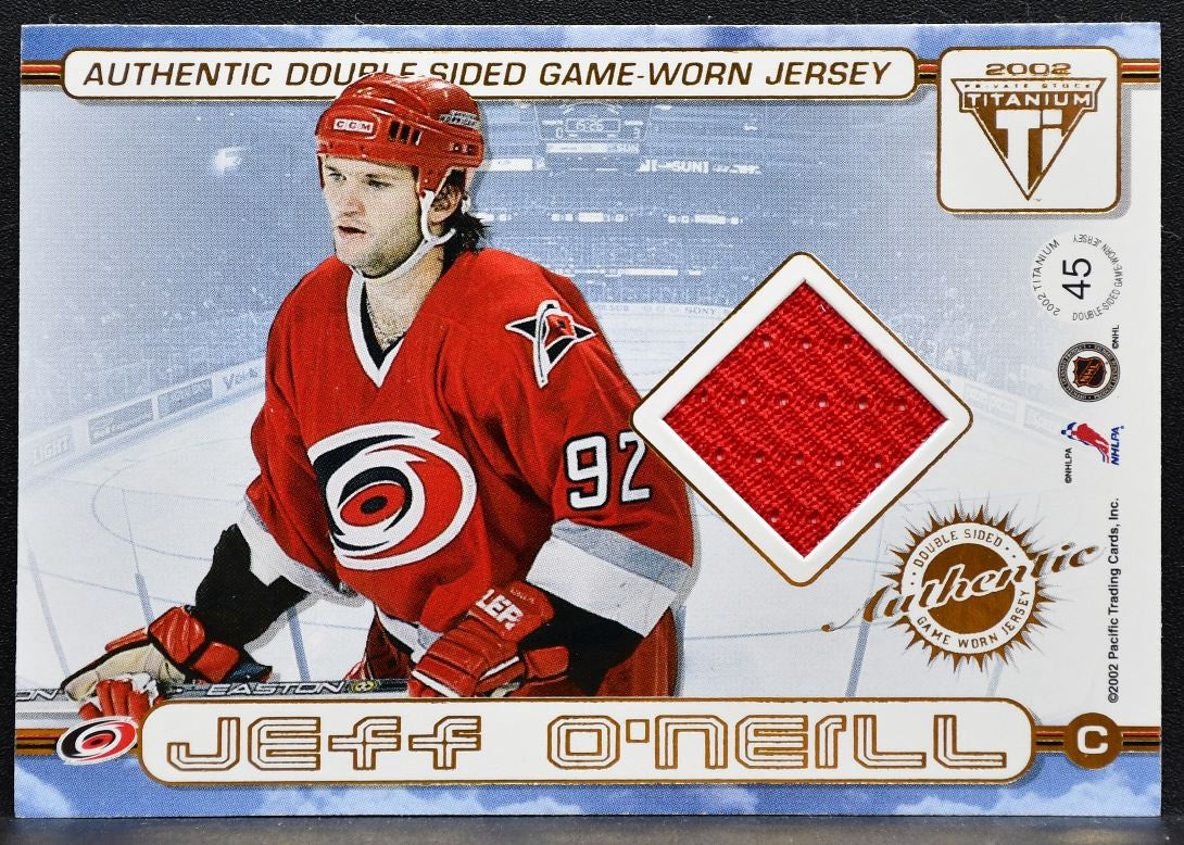 2001-02 Pacific Private Stock Titanium Double-Sideds Francis/O'Neill Jersey 2875