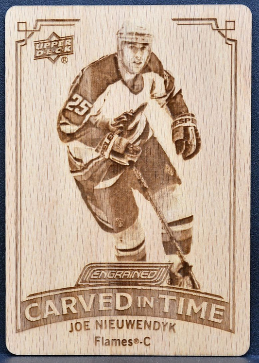 2023-24 Upper Deck Engrained Carved in Time Joe Nieuwendyk CT-24 Flames 6050