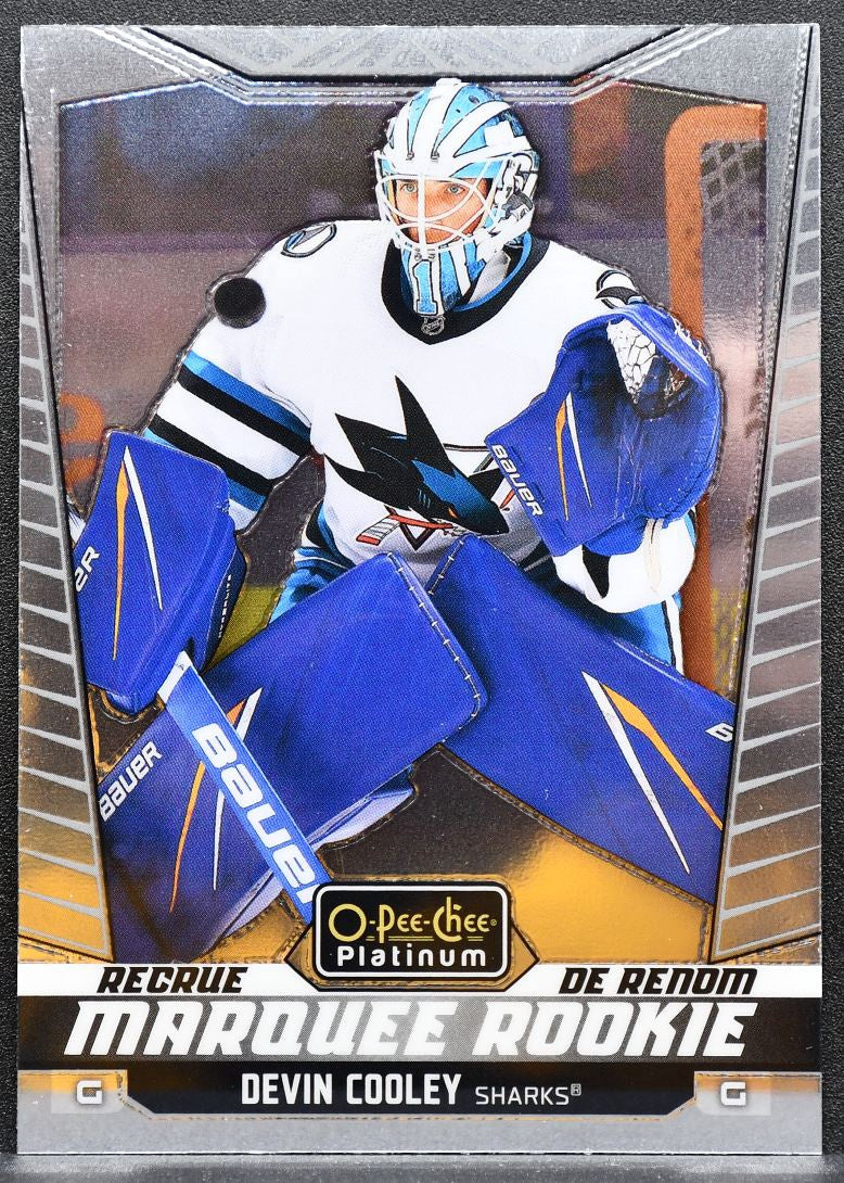 2024-25 O-Pee-Chee Platinum Marquee Rookie Devin Cooley 249 Sharks RC 8853