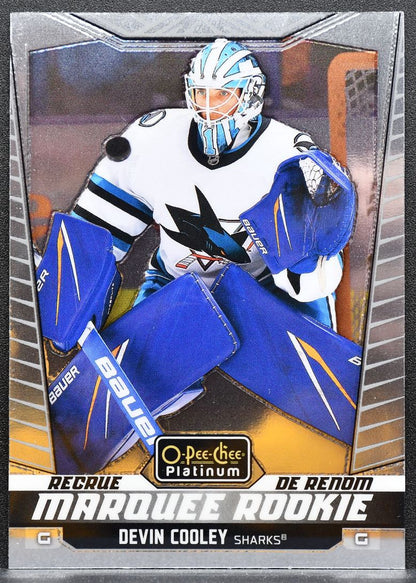 2024-25 O-Pee-Chee Platinum Marquee Rookie Devin Cooley 249 Sharks RC 8853