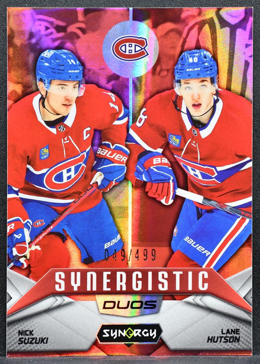2024-25 UD Synergy Synergistic Duos Stars and Rookies Suzuki / Hutson RC 6644