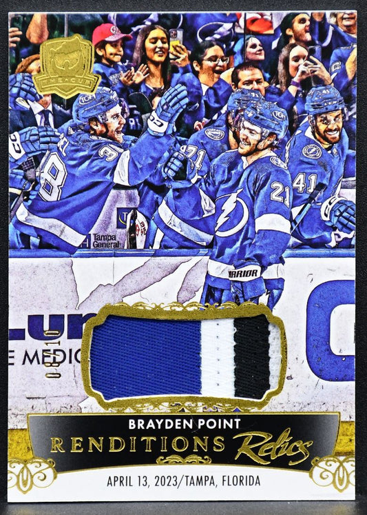 2024-25 UD The Cup Brayden Point RR-BP Tampa Bay Lightning 08/10 Jersey 7 colors