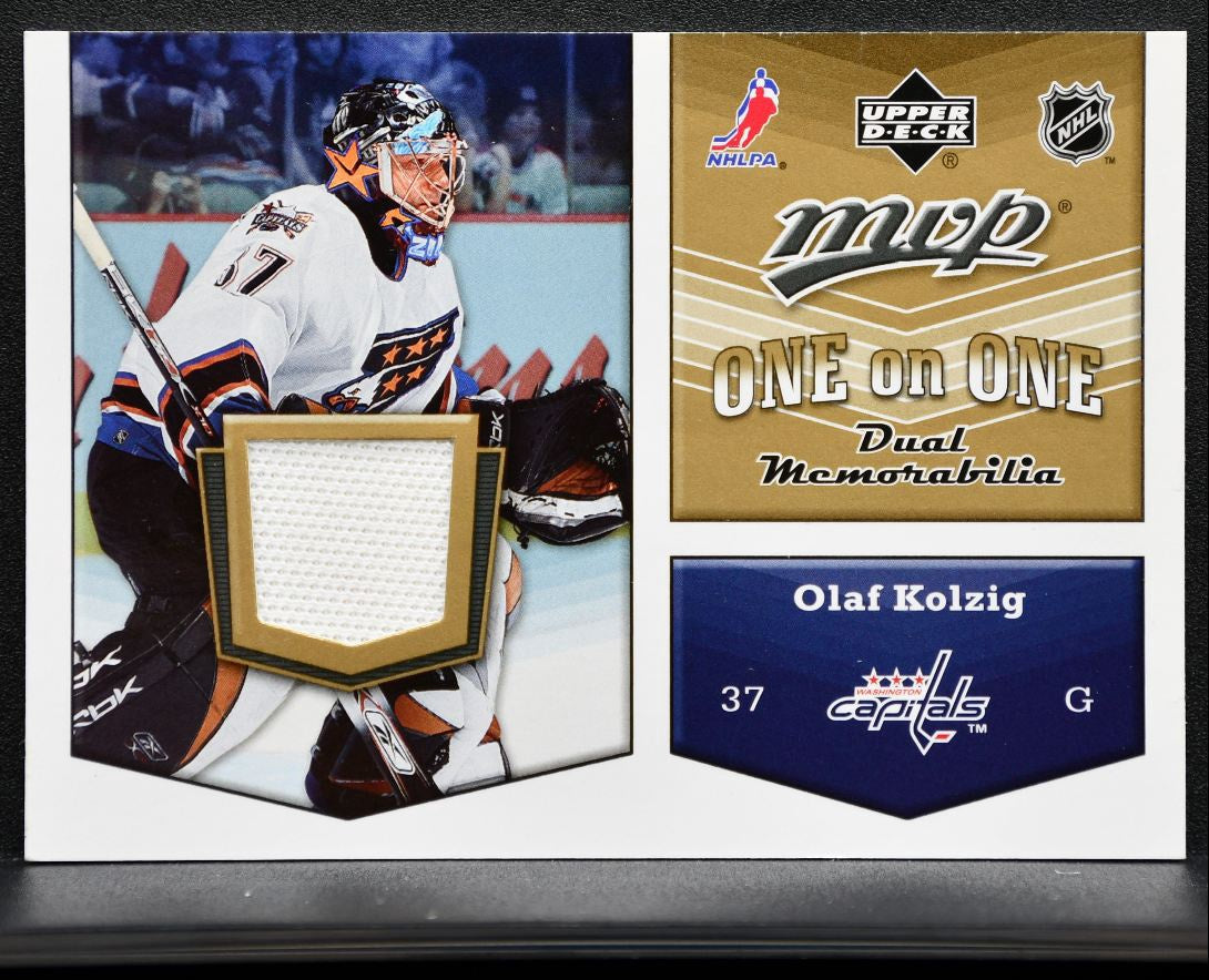 2007-08 UD MVP One on One Dual Memorabilia Kolzig/Denis Jersey 0924